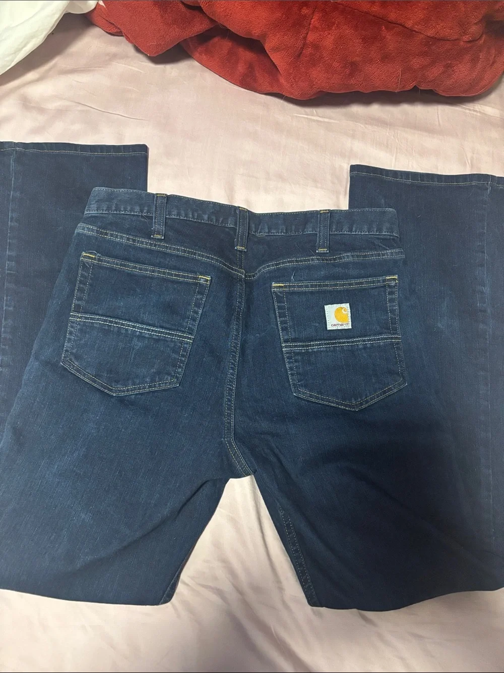 Carhartt Men's Relaxed Fit Jeans in Indigo Blue